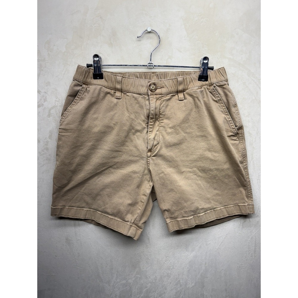 Chubbies Shorts Mens Medium Brown Originals 7" Inseam Stretch The Khakinators